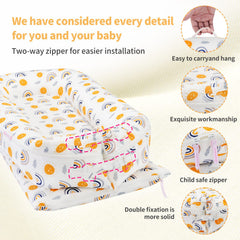 Two-way zipper on the Pucmaoci cover enabling easy installation and quick changes.
