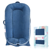 Pucmaoci corduroy baby lounger cover in blue for DockATot, soft and breathable.