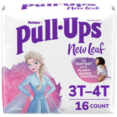 Pull-Ups New Leaf Frozen graphics fade when wet to cue a change