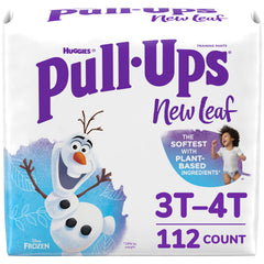 Pull-Ups New Leaf Frozen Olaf front graphic supports learning with fade-on-wet visuals
