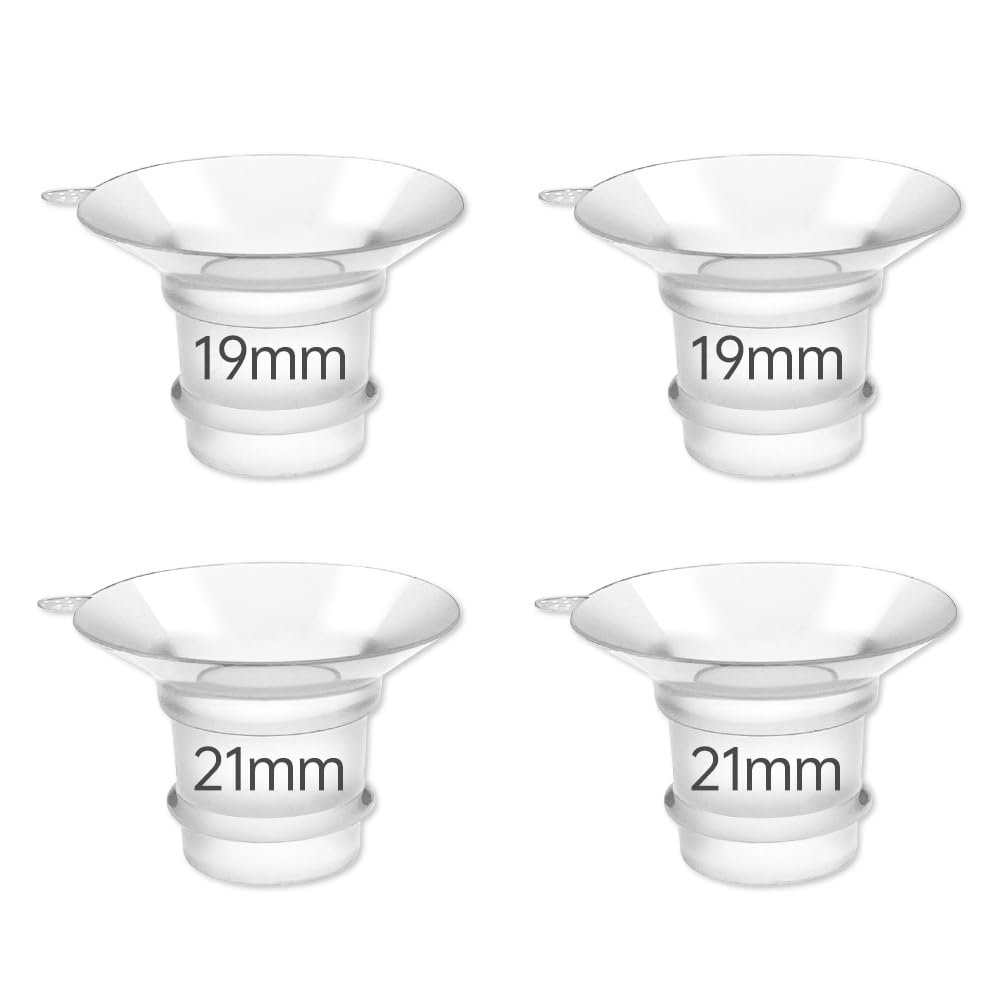 PUMPMOM-US flange insert 19mm for wearable cup improves fit and cleanability.