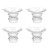 PUMPMOM-US flange insert 19mm for wearable cup improves fit and cleanability.