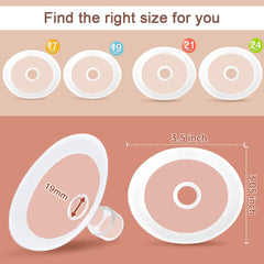 PumpMom-us soft-rim shield delivers gentle contact for longer, more comfortable pumping.