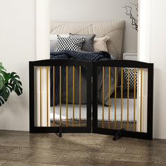 PUPETPO dog gate folding system for compact storage