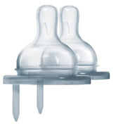 Pura Kiki bottle nipple medium flow 2-pack for comfortable babies during feeding
