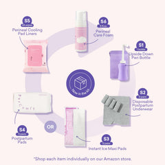PurComfy perineal pad liners 24-count offering discreet protection and comfort