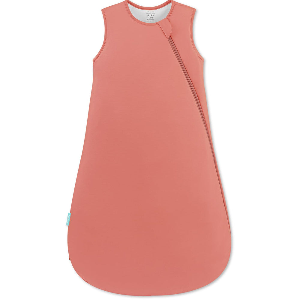 PurComfy Quilted Supersoft Sleep Sack in coral gives baby cozy nights.