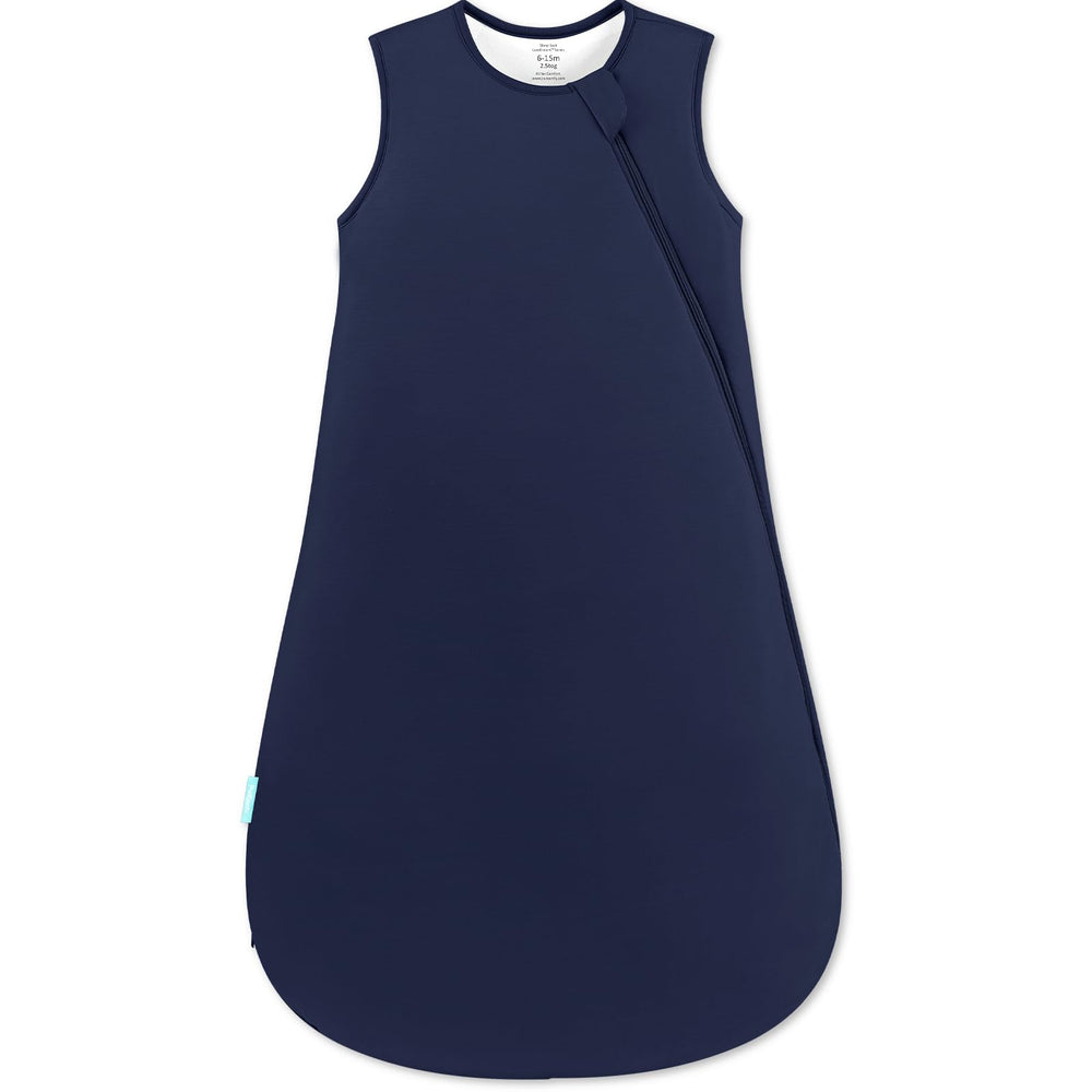 PurComfy Quilted Supersoft Sleep Sack Midnight fabric closeup shows buttery soft viscose texture for warmth