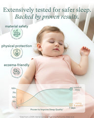 PurComfy sleep sack close-up shows signature viscose fabric with gentle stretch