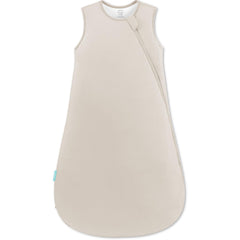 PurComfy quilted sleep sack in oat keeps baby cozy through the night
