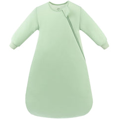 PurComfy Supersoft sleep sack in sage, front view, showcasing snug wearable blanket design for secure nights