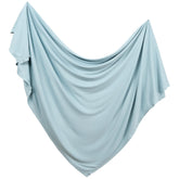 PurComfy Supersoft Swaddle Blanket fabric close-up, buttery bamboo viscose texture ideal for sensitive newborn skin.