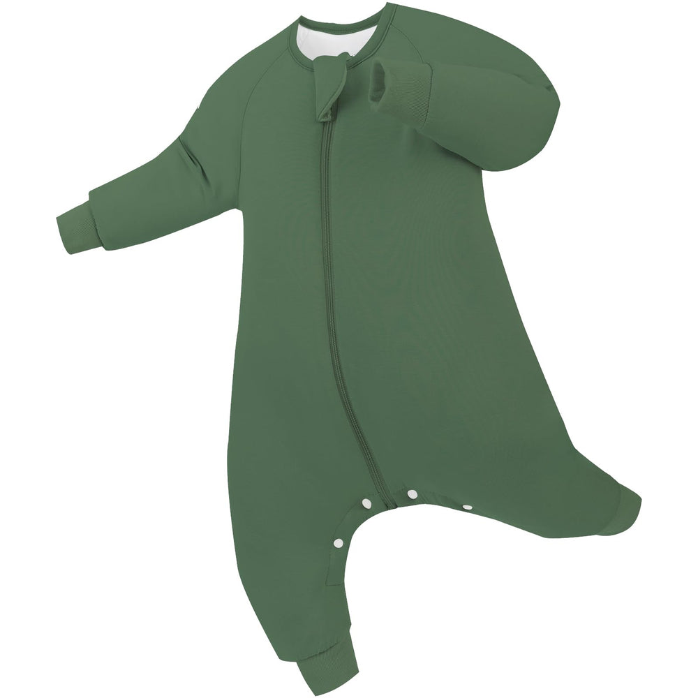 PurComfy Supersoft Sleepsuit overview showing all-season warmth and leg room.