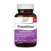 Pure Essence Labs Transitions bottle promotes daily menopause support.