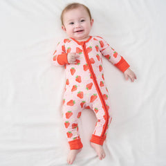 Pureborn sleeper close-up highlighting soft stretch bamboo fabric for comfy sleep