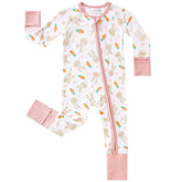 Pureborn baby sleeper with rabbit pattern for cozy bedtime and gentle skin contact.