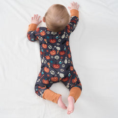 Pureborn sleeper foot cuffs demonstrate easy switch between footed and footless styles.
