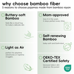 Pureborn sleeper with reversible foot cuffs for versatile wear