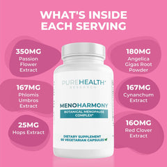 MenoHarmony bottle on a kitchen counter ready for daily routine