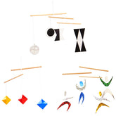 Purgano Montessori Munari mobile with plastic ball engages newborns with high-contrast visuals
