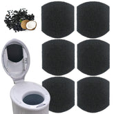 PurifyLogix activated carbon filter for Ubbi pail lid fit reduces odors naturally.