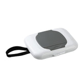 PurYupearl Gray Travel Wipe Holder with dispensing feature for easy on-the-go access.