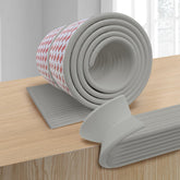 Pushujia wide edge protector strip on a table edge provides secure child safety