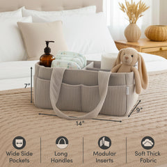 PUTSKA car diaper caddy is lightweight and portable for travel