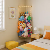 PUTSKA Nursery Hanging Organizer wall-mounted for space-saving plush storage.