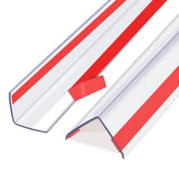 QDYMXUN clear corner protectors on wall in main view showing discreet protection