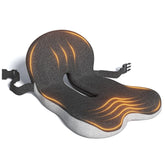QEGOON seat cushion with memory foam filling provides lasting comfort during long drives