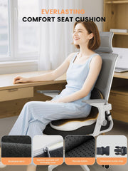 QEGOON cushion portable lumbar support adapts to car and desk setups
