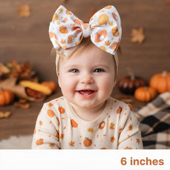 QFV Thansgiving newborn headband in soft materials for gentle comfort.