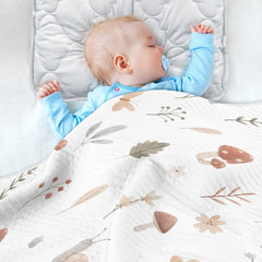 Qilmy Mushroom Snail Blanket durable and easy to wash.