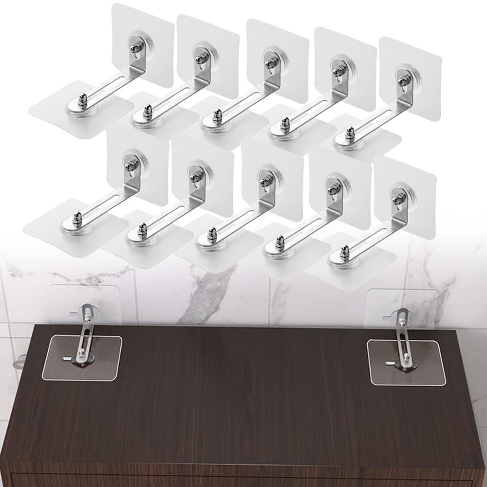 Qkansiw no drill anti-tip strap securing a dresser to the wall for kid safe stability