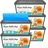 Qltytoy refill bags fit Genie Easy Roll Signature for seamless diaper disposal.