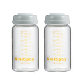 Qmibaby breast milk storage bottle 240ml, ideal for safe refrigeration and portion control.