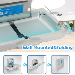 Qnemaei baby changing station HDPE surface gentle on baby's skin