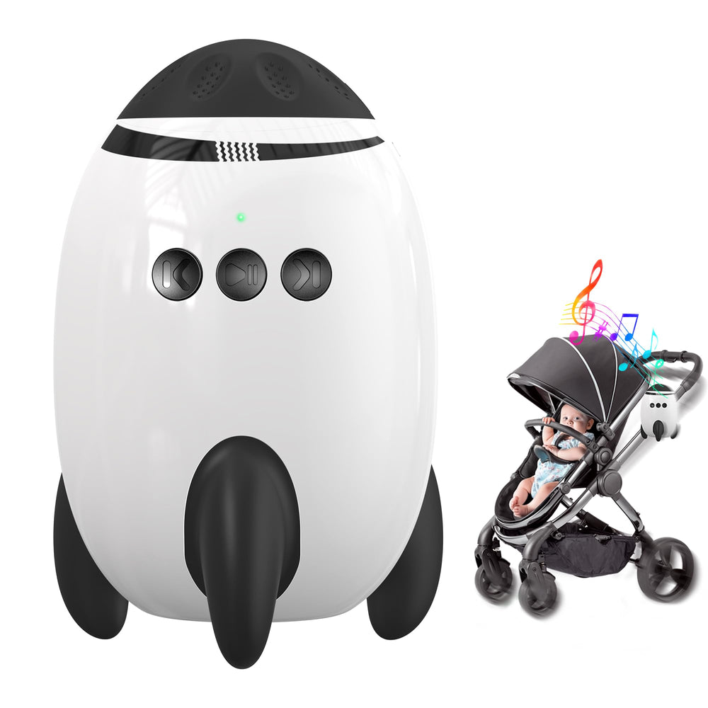 QNHMPW Baby Rocker with 11 soothing sounds for calm on the go