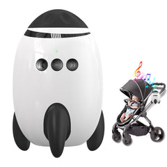 QNHMPW Baby Rocker with 11 soothing sounds for calm on the go