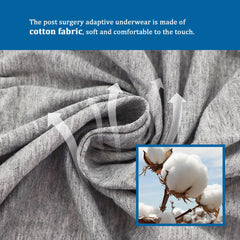QNZKIOXV cotton fabric offers soft, breathable comfort against the skin.
