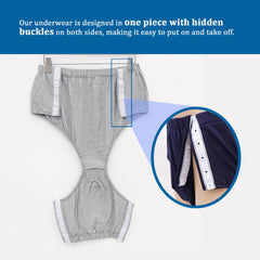 QNZKIOXV underwear features a double-layer crotch for added coverage and durability.