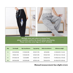 QNZKIOXV leg bag catheter pants showing restraining patch to minimize movement