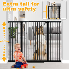 Qonimm mechanical self closing mechanism demonstrates easy, safe passage.