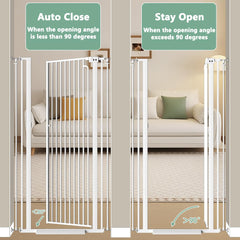 Qonimm self-closing mechanism ensures hands-free closure after crossing.