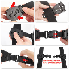 QOPAHI ABS plastic chest clip combines safety and durability.