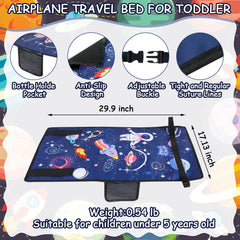QSCFKL toddler bed with side pocket stores toys during travel