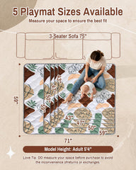 QUAFRET Baby Play Mat foldable design for easy transport