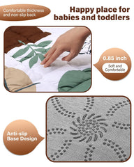 QUAFRET play mat supports playpen compatibility for versatile setups.