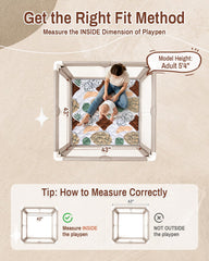 QUAFRET portable folding mat ideal for on-the-go playtime